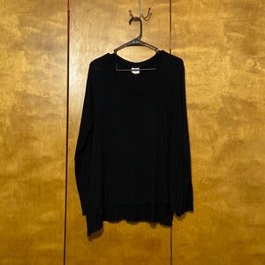 More large lightweight rib knit sweater.